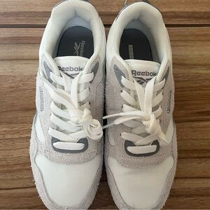 Reebok Women's White and Gray Sneakers